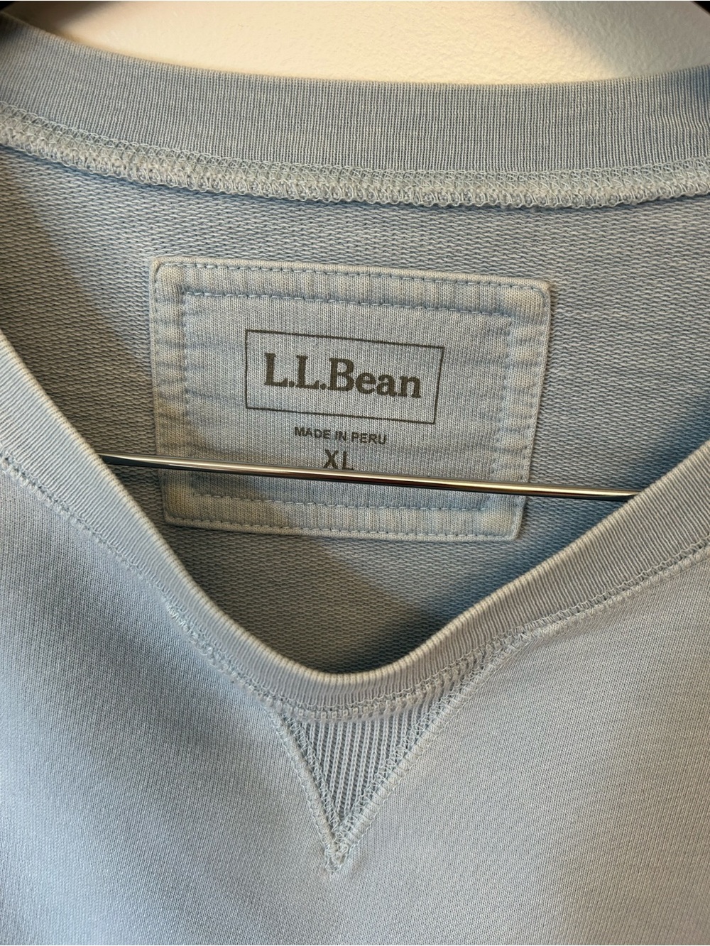 L.L. Bean Blue Crewneck Sweatshirt - Picture 3 of 5